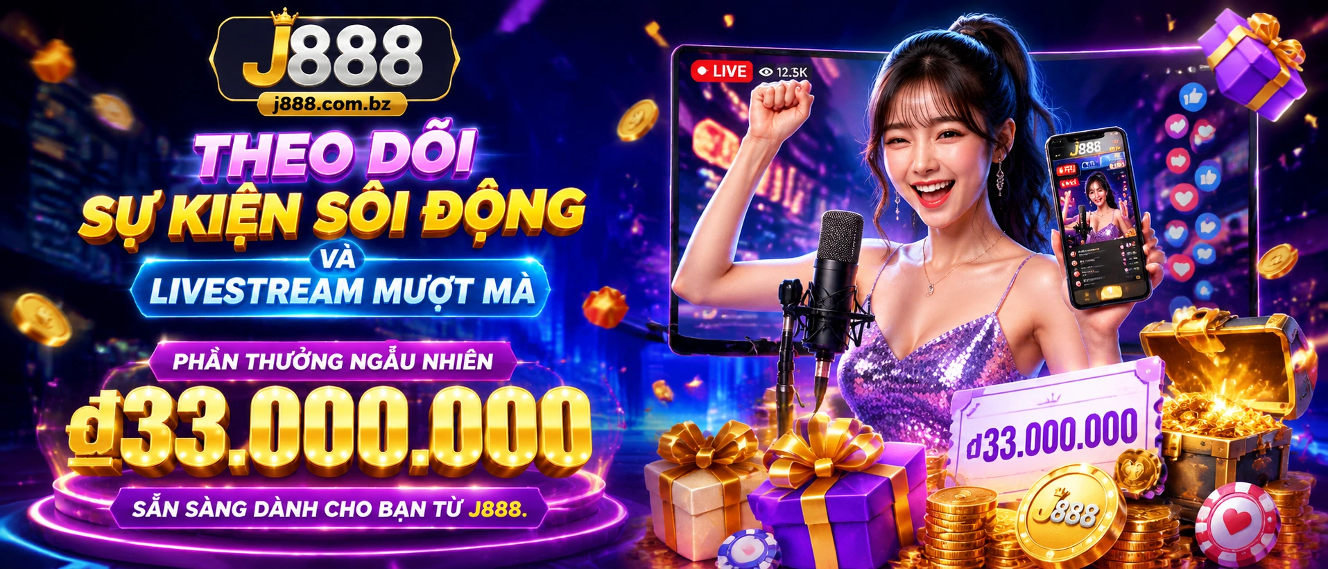 j888 nổ hũ và slot game nổi bật