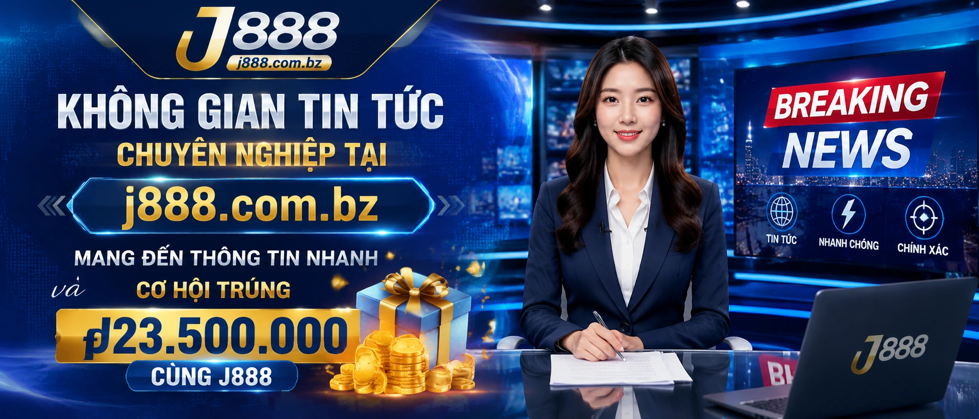 Ảnh banner tin tức j888 cho các cập nhật theo chuyên mục